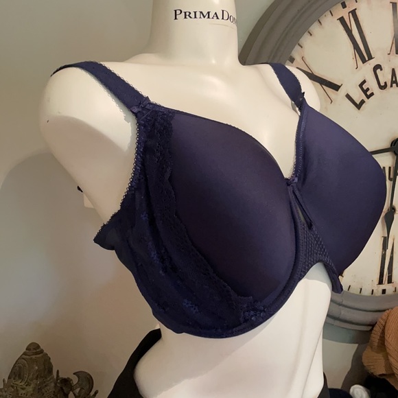 NWOT ELOMI 38K Charley underwire bra navy - Picture 3 of 9